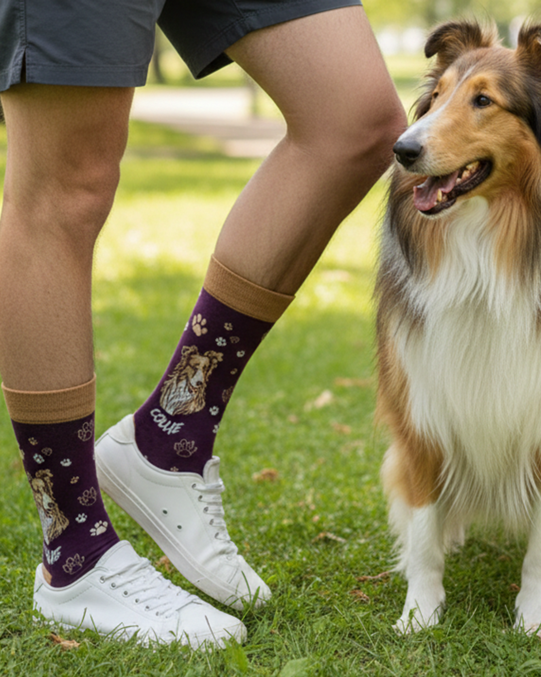 Collie Socks Herding Dog Edition